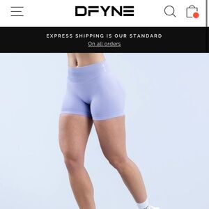 DFYNE Lilac 4.5 Impact Shorts